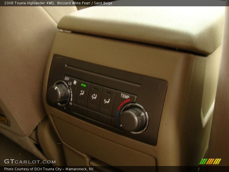Blizzard White Pearl / Sand Beige 2008 Toyota Highlander 4WD