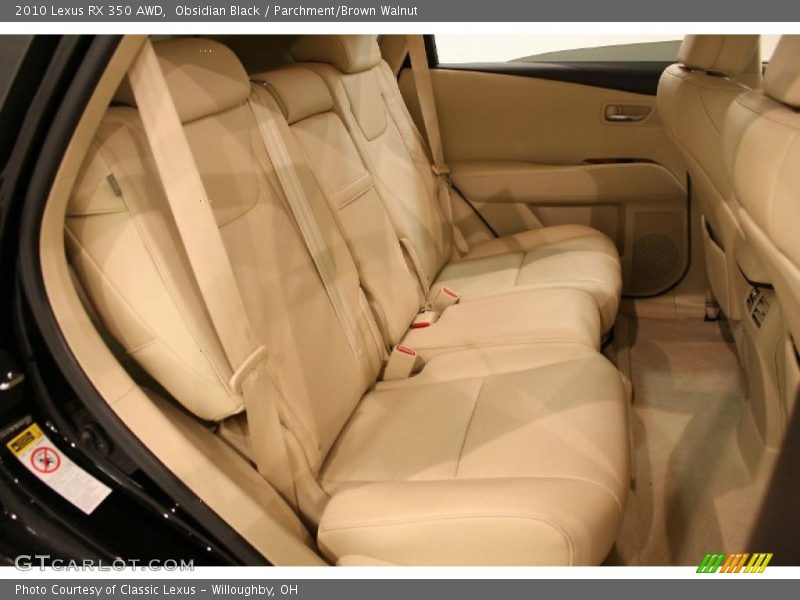 Obsidian Black / Parchment/Brown Walnut 2010 Lexus RX 350 AWD