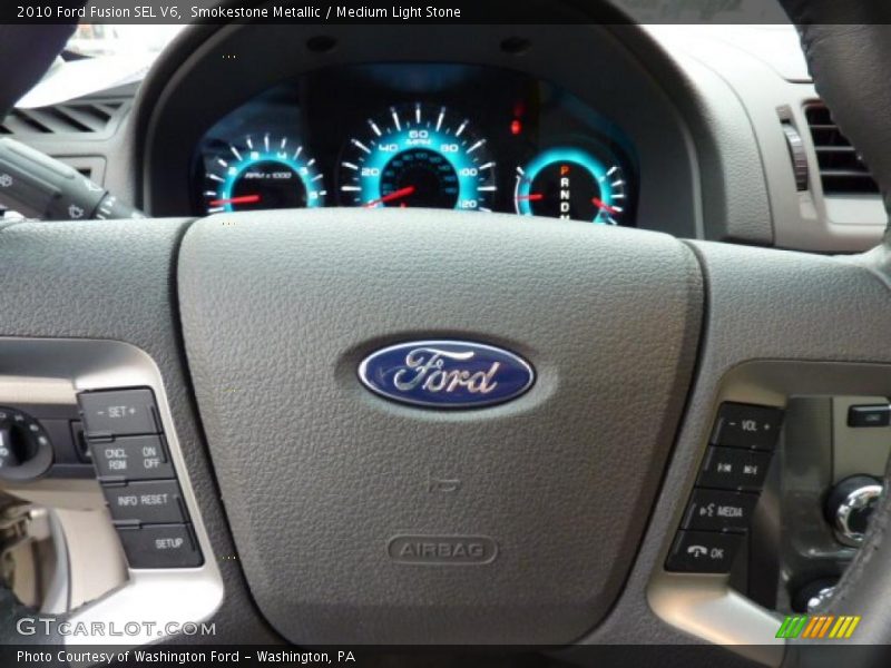 Smokestone Metallic / Medium Light Stone 2010 Ford Fusion SEL V6