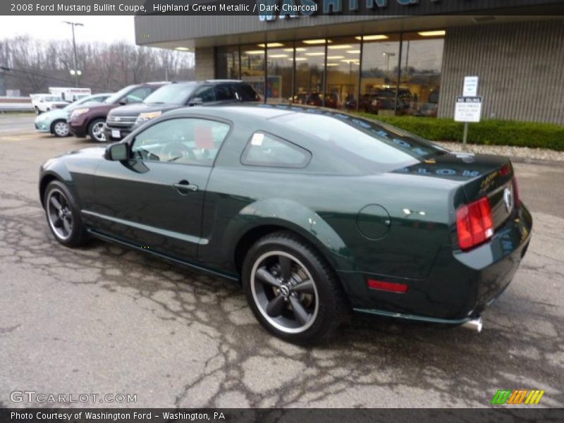 Highland Green Metallic / Dark Charcoal 2008 Ford Mustang Bullitt Coupe