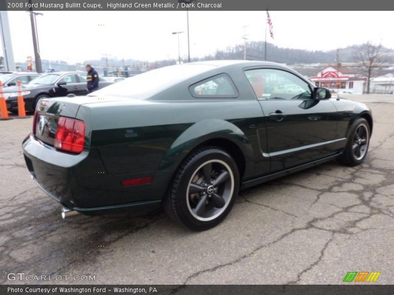 Highland Green Metallic / Dark Charcoal 2008 Ford Mustang Bullitt Coupe