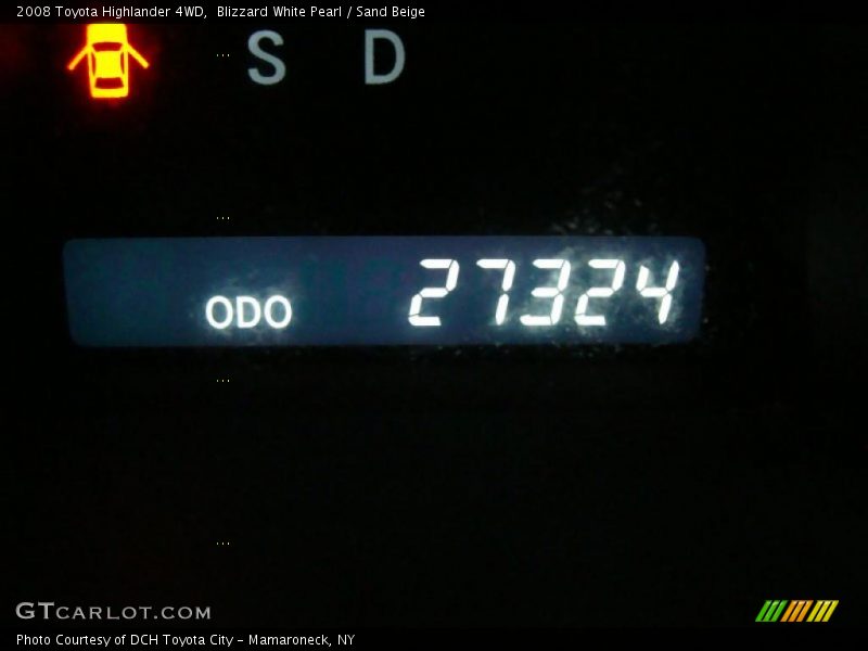 Blizzard White Pearl / Sand Beige 2008 Toyota Highlander 4WD
