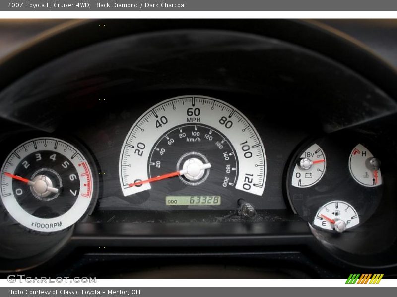 Black Diamond / Dark Charcoal 2007 Toyota FJ Cruiser 4WD