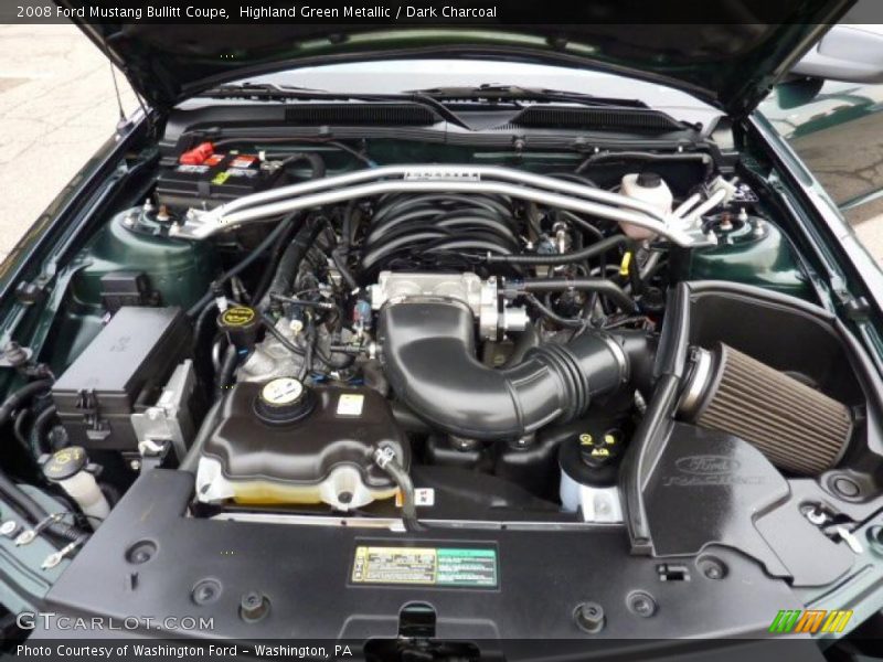  2008 Mustang Bullitt Coupe Engine - 4.6 Liter SOHC 24-Valve VVT V8