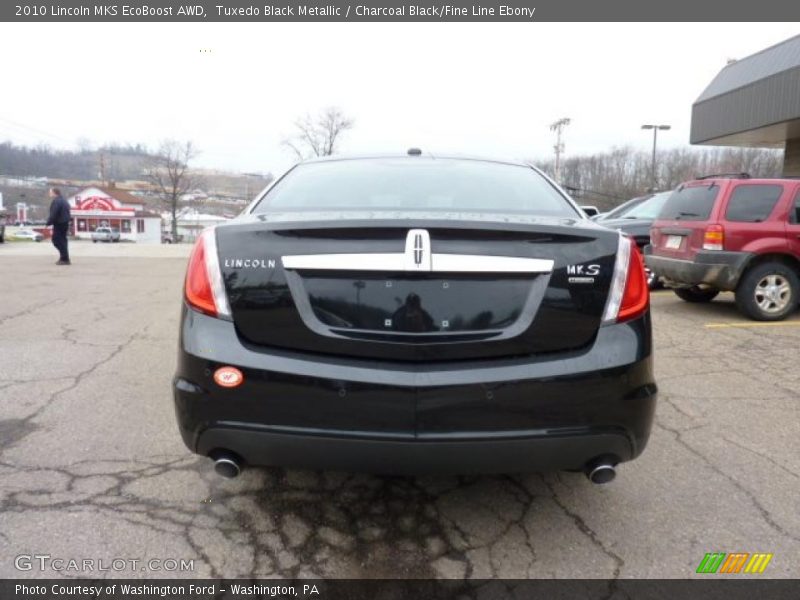 Tuxedo Black Metallic / Charcoal Black/Fine Line Ebony 2010 Lincoln MKS EcoBoost AWD