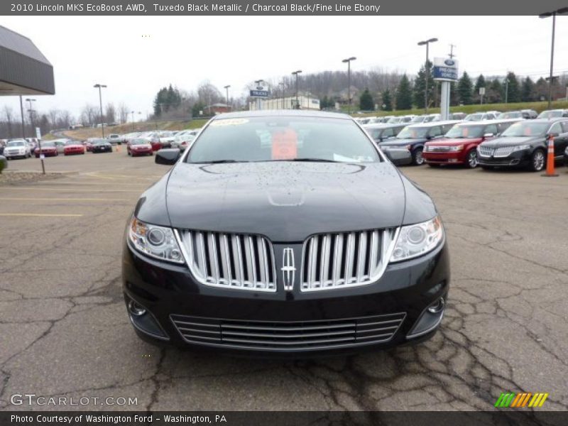 Tuxedo Black Metallic / Charcoal Black/Fine Line Ebony 2010 Lincoln MKS EcoBoost AWD