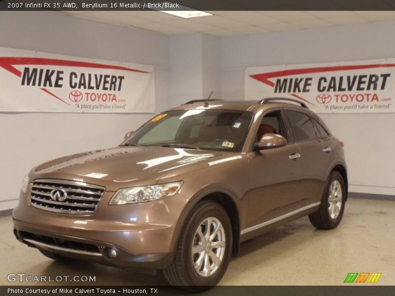 Beryllium 16 Metallic / Brick/Black 2007 Infiniti FX 35 AWD