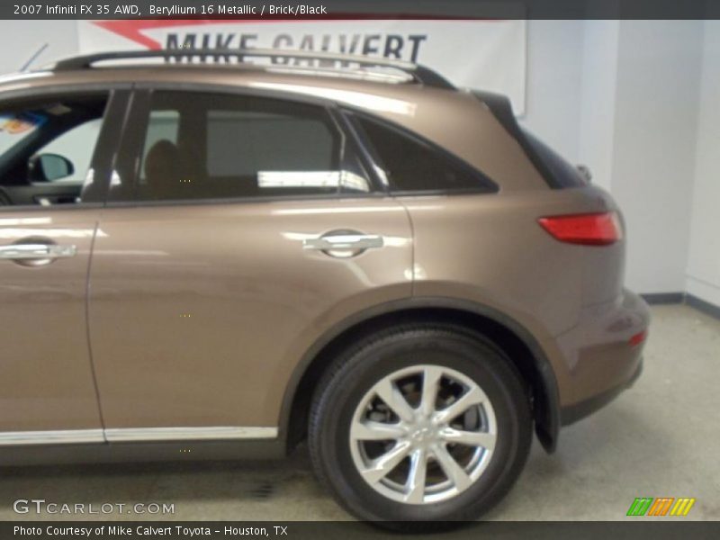 Beryllium 16 Metallic / Brick/Black 2007 Infiniti FX 35 AWD