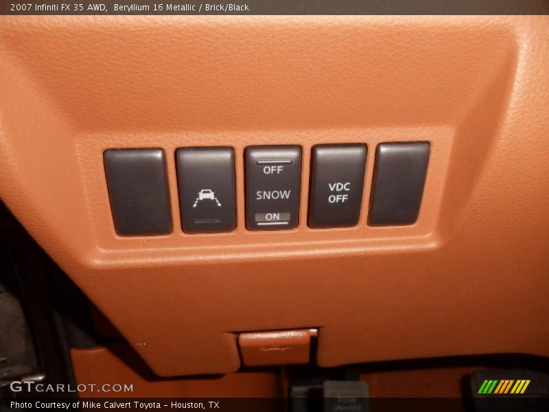 Beryllium 16 Metallic / Brick/Black 2007 Infiniti FX 35 AWD