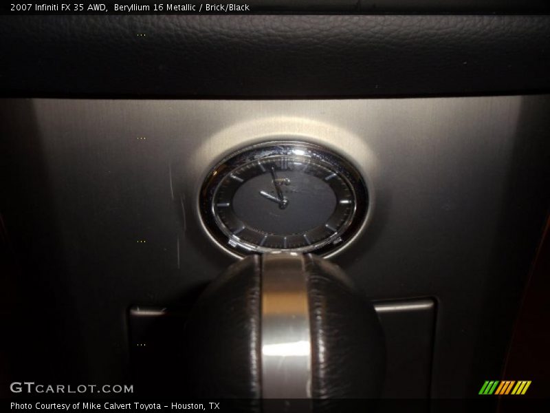 Beryllium 16 Metallic / Brick/Black 2007 Infiniti FX 35 AWD