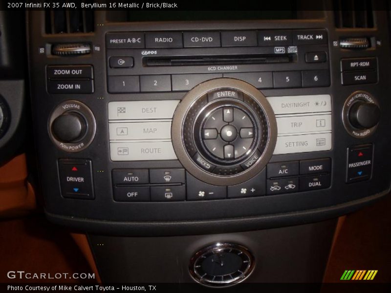 Beryllium 16 Metallic / Brick/Black 2007 Infiniti FX 35 AWD
