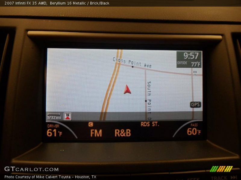 Beryllium 16 Metallic / Brick/Black 2007 Infiniti FX 35 AWD