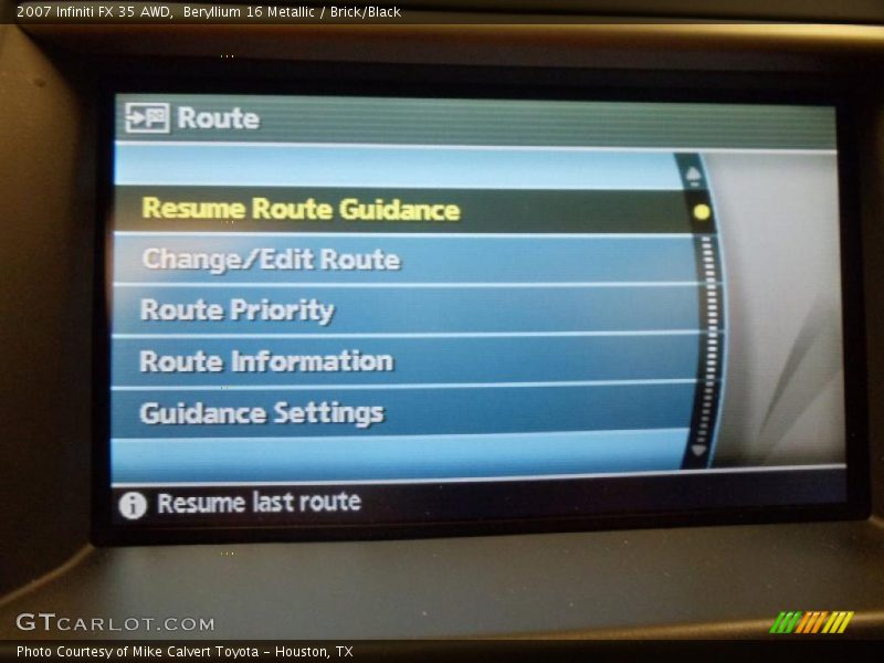Beryllium 16 Metallic / Brick/Black 2007 Infiniti FX 35 AWD