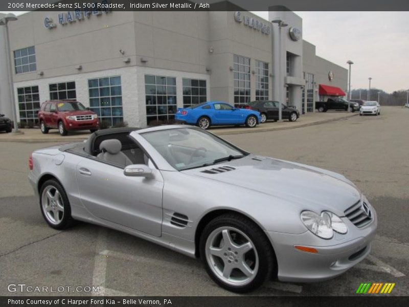 Iridium Silver Metallic / Ash 2006 Mercedes-Benz SL 500 Roadster