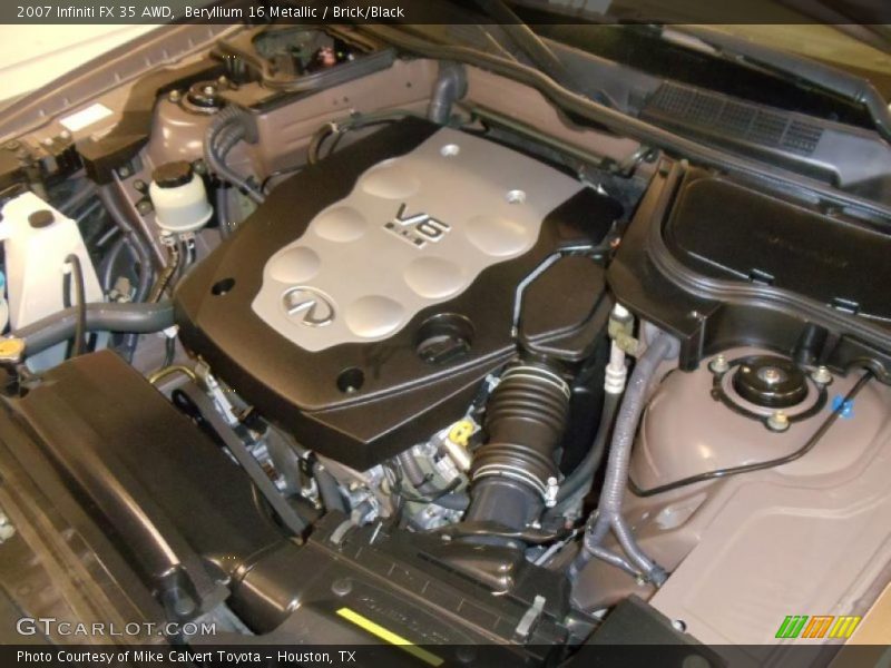Beryllium 16 Metallic / Brick/Black 2007 Infiniti FX 35 AWD