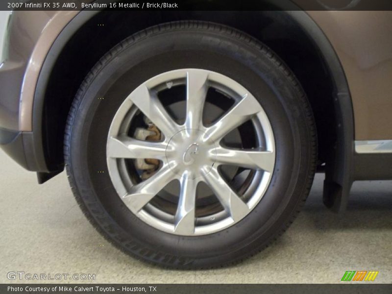Beryllium 16 Metallic / Brick/Black 2007 Infiniti FX 35 AWD