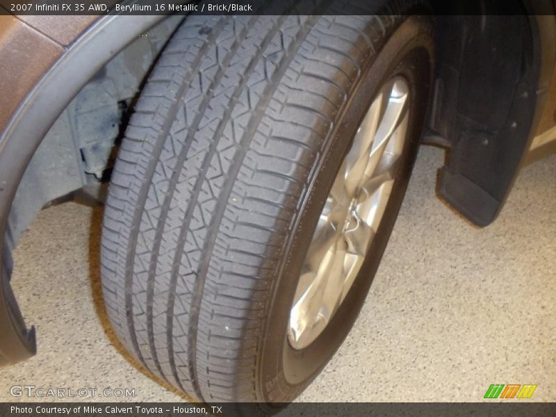 Beryllium 16 Metallic / Brick/Black 2007 Infiniti FX 35 AWD