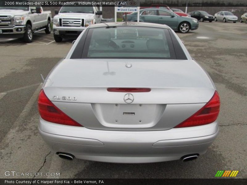 Iridium Silver Metallic / Ash 2006 Mercedes-Benz SL 500 Roadster