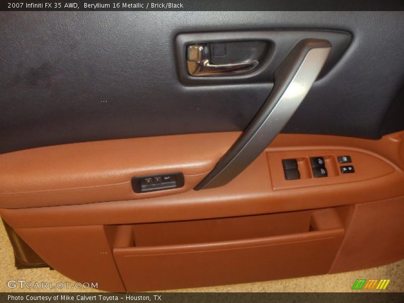 Beryllium 16 Metallic / Brick/Black 2007 Infiniti FX 35 AWD