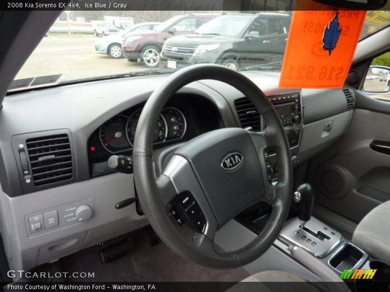 Ice Blue / Gray 2008 Kia Sorento EX 4x4