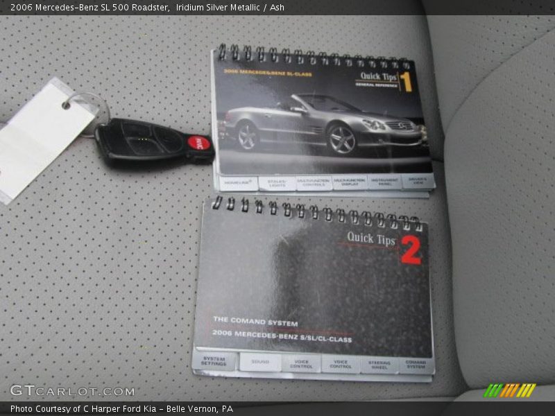 Iridium Silver Metallic / Ash 2006 Mercedes-Benz SL 500 Roadster
