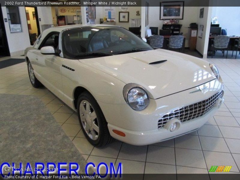 Whisper White / Midnight Black 2002 Ford Thunderbird Premium Roadster