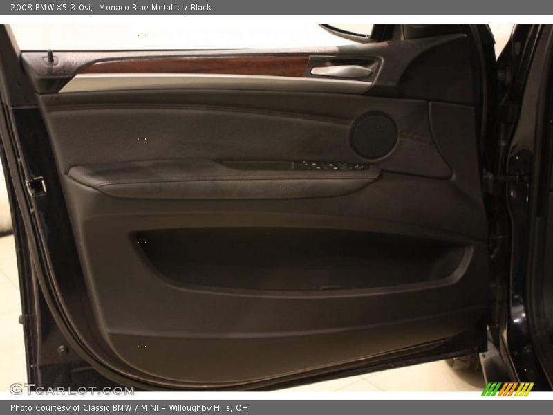 Monaco Blue Metallic / Black 2008 BMW X5 3.0si