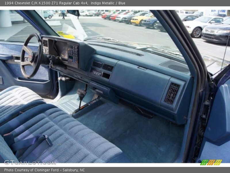  1994 C/K K1500 Z71 Regular Cab 4x4 Blue Interior