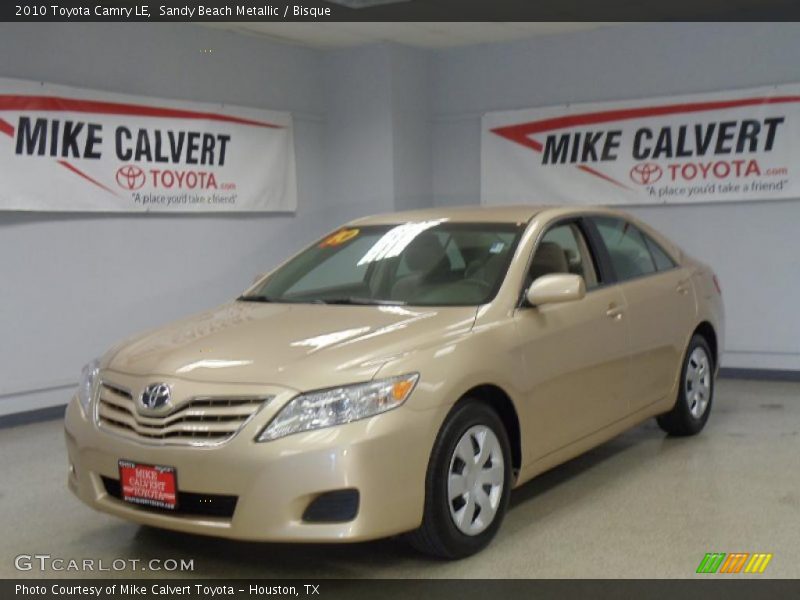 Sandy Beach Metallic / Bisque 2010 Toyota Camry LE