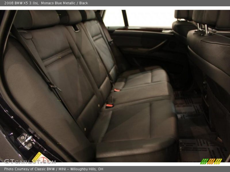 Monaco Blue Metallic / Black 2008 BMW X5 3.0si
