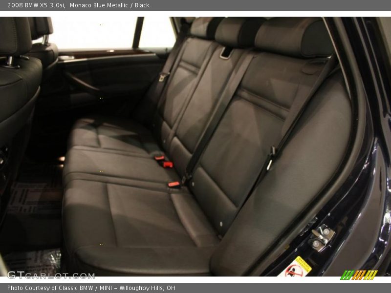 Monaco Blue Metallic / Black 2008 BMW X5 3.0si