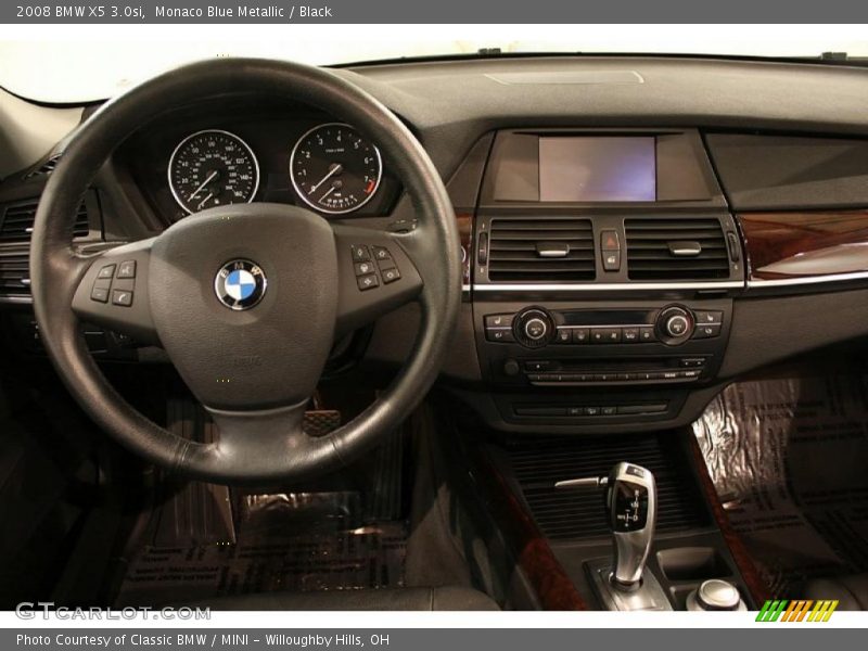 Monaco Blue Metallic / Black 2008 BMW X5 3.0si