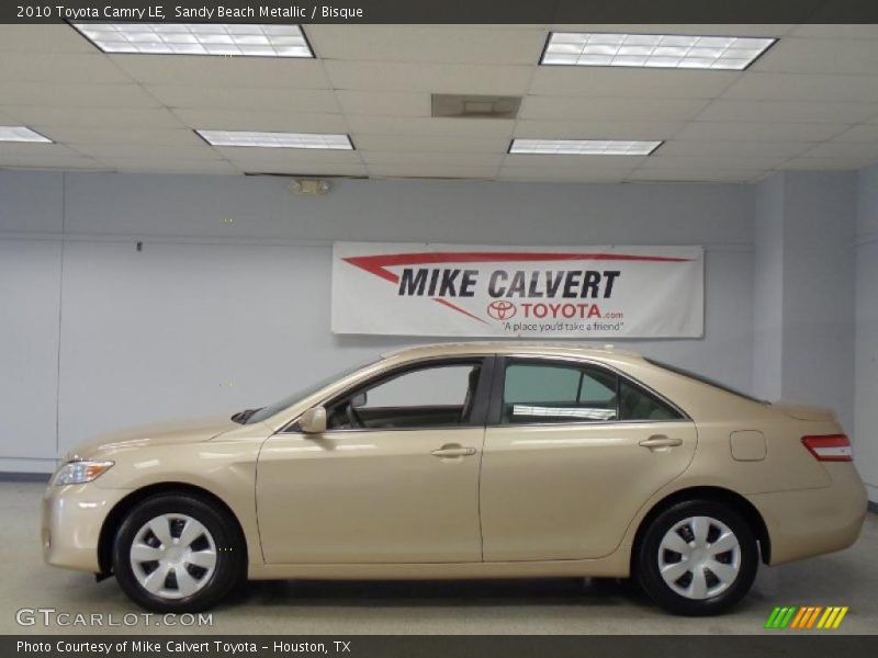 Sandy Beach Metallic / Bisque 2010 Toyota Camry LE