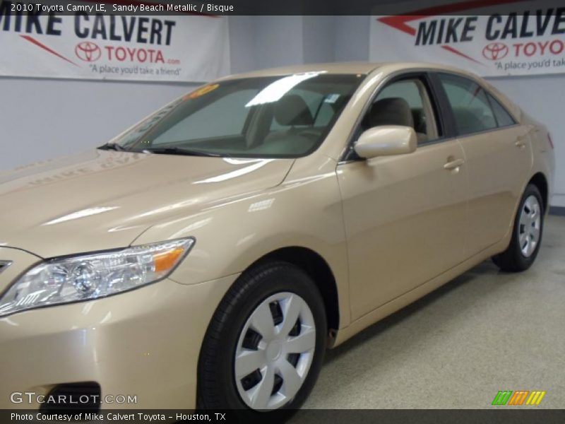 Sandy Beach Metallic / Bisque 2010 Toyota Camry LE