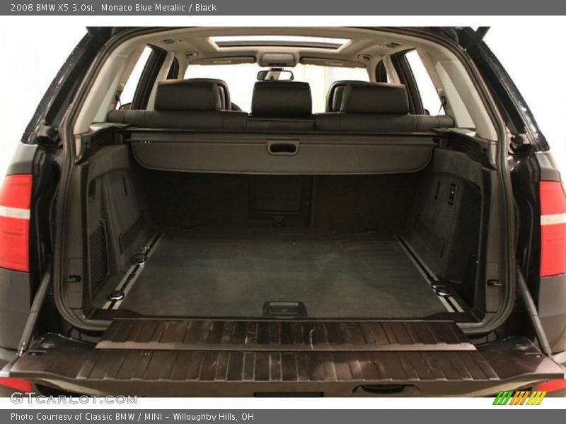 Monaco Blue Metallic / Black 2008 BMW X5 3.0si