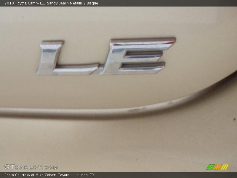 Sandy Beach Metallic / Bisque 2010 Toyota Camry LE
