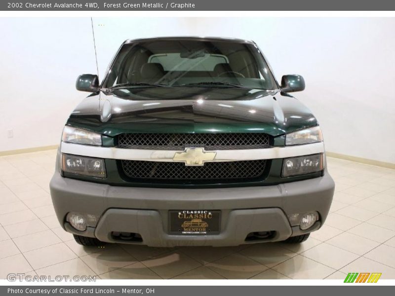 Forest Green Metallic / Graphite 2002 Chevrolet Avalanche 4WD