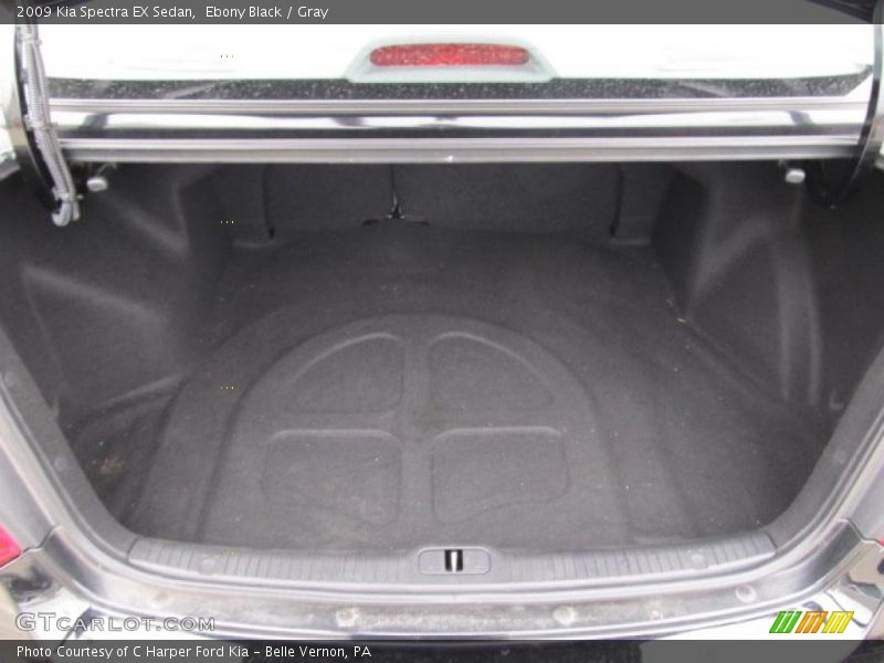 Ebony Black / Gray 2009 Kia Spectra EX Sedan
