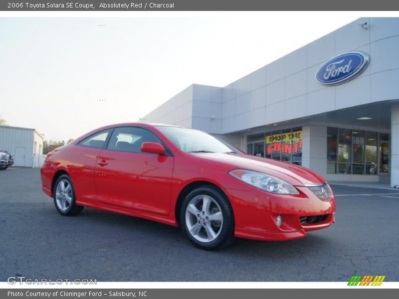 Absolutely Red / Charcoal 2006 Toyota Solara SE Coupe