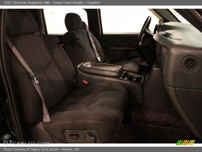 Forest Green Metallic / Graphite 2002 Chevrolet Avalanche 4WD