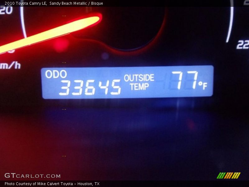 Sandy Beach Metallic / Bisque 2010 Toyota Camry LE