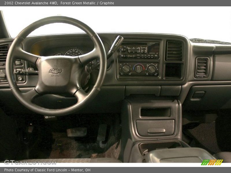 Forest Green Metallic / Graphite 2002 Chevrolet Avalanche 4WD