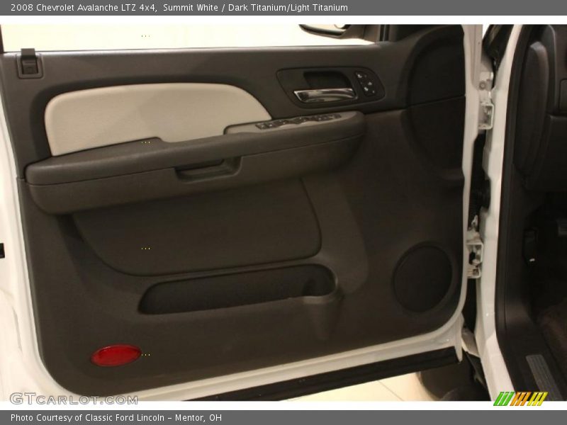 Summit White / Dark Titanium/Light Titanium 2008 Chevrolet Avalanche LTZ 4x4