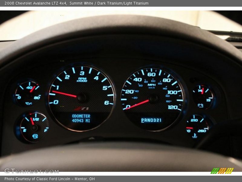 Summit White / Dark Titanium/Light Titanium 2008 Chevrolet Avalanche LTZ 4x4