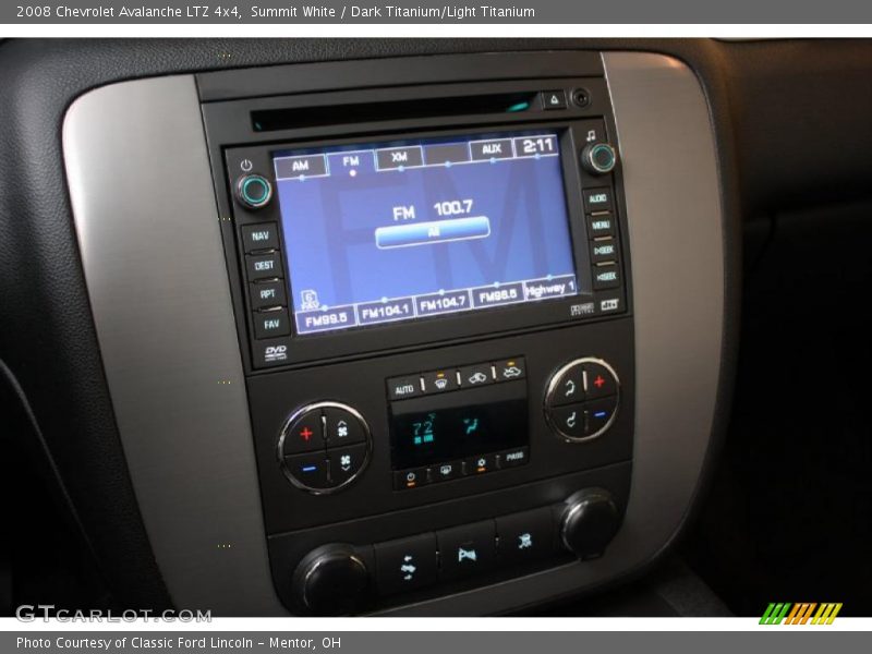 Summit White / Dark Titanium/Light Titanium 2008 Chevrolet Avalanche LTZ 4x4