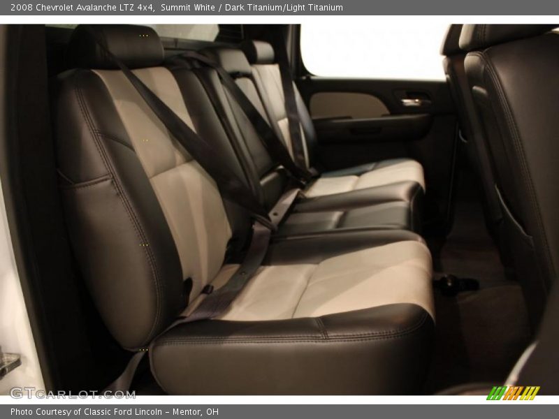 Summit White / Dark Titanium/Light Titanium 2008 Chevrolet Avalanche LTZ 4x4