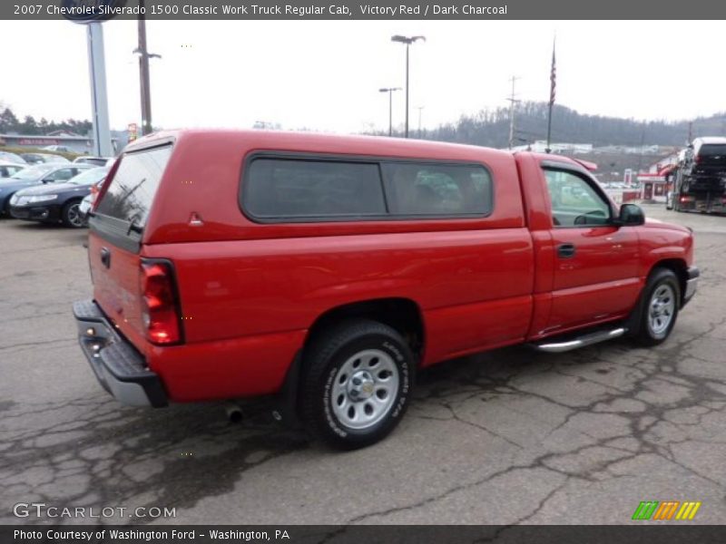 Victory Red / Dark Charcoal 2007 Chevrolet Silverado 1500 Classic Work Truck Regular Cab