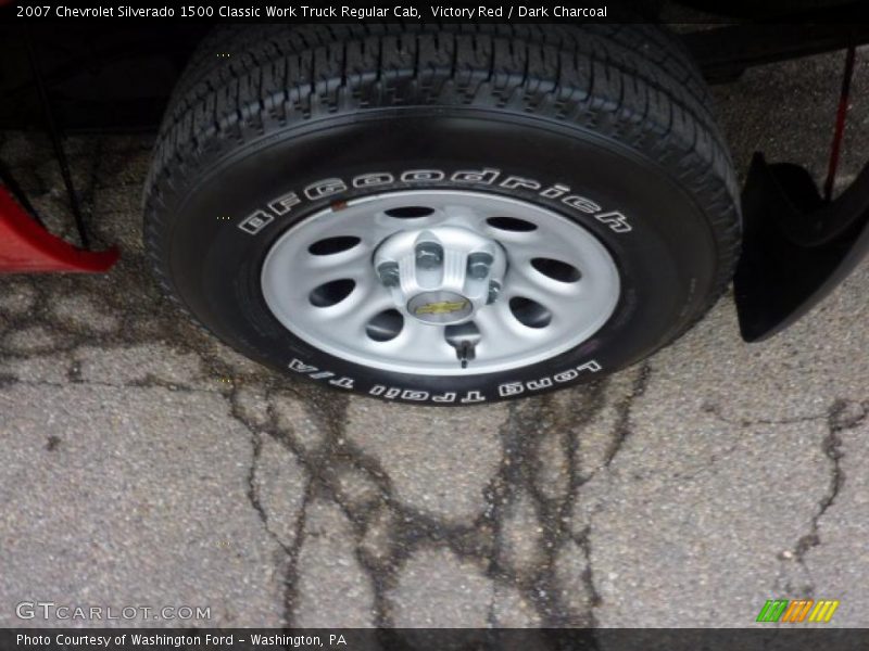 Victory Red / Dark Charcoal 2007 Chevrolet Silverado 1500 Classic Work Truck Regular Cab