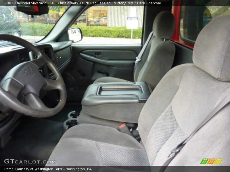 Victory Red / Dark Charcoal 2007 Chevrolet Silverado 1500 Classic Work Truck Regular Cab