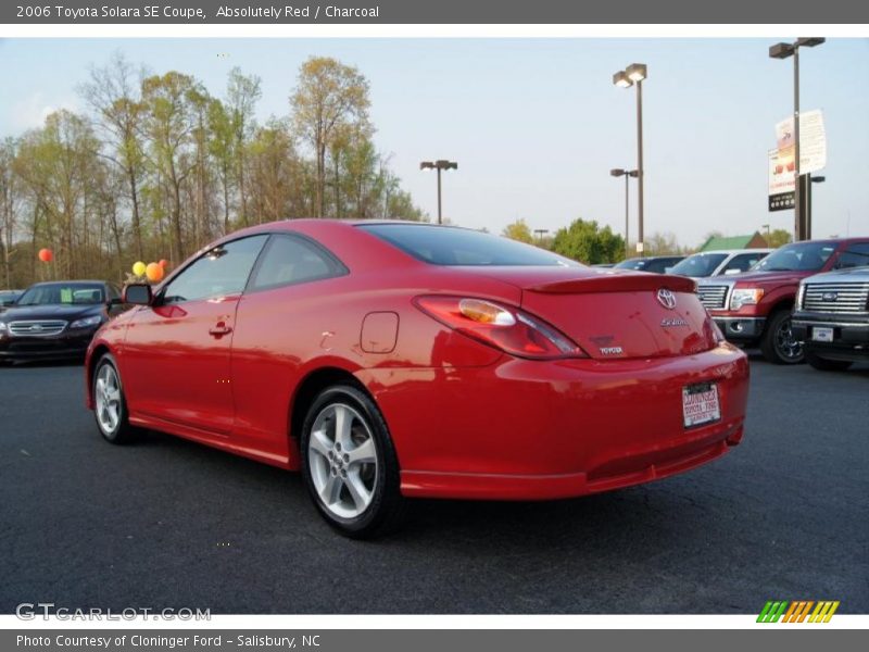 Absolutely Red / Charcoal 2006 Toyota Solara SE Coupe